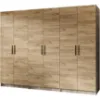 Obrazek Szafa X3 Gold 2d Dąb Sonoma/Dąb Craft Złoty