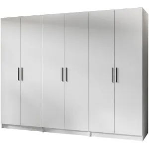 Obrazek Szafa X3 Gold 2d Biały/Biały