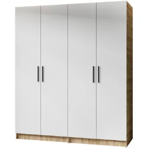 Obrazek Szafa X2 Gold 2d Dąb Craft Złoty/Biały