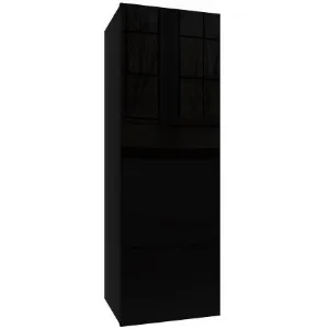 Obrazek Szafka wisząca Izumi-22-BL czarny mat/połysk