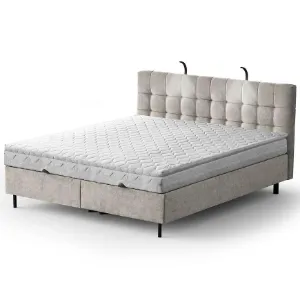 Obrazek Łóżko Muna z topperem 140x200 Aston 02