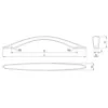 Obrazek Uchwyt meblowy A008-96-US26 Chrom