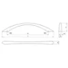 Obrazek Uchwyt meblowy A020-96-UP82 Satyna