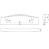 Obrazek Uchwyt meblowy A002-96 Chrom
