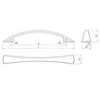 Obrazek Uchwyt meblowy A024-96 Chrom