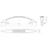Obrazek Uchwyt meblowy A030-128 Chrom