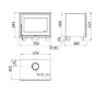 Obrazek Wkład kominkowy Hogar F-720-S 7kW Eco Design